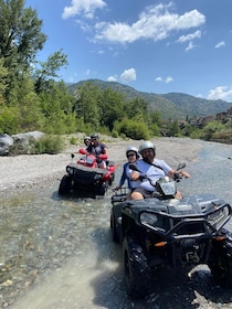 Half day Guided quad bike tour in Gole dell'Alcantara