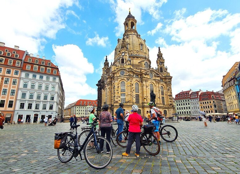 Dresden: Sightseeing Fahrrad Tour mit Verkostung deu/engl