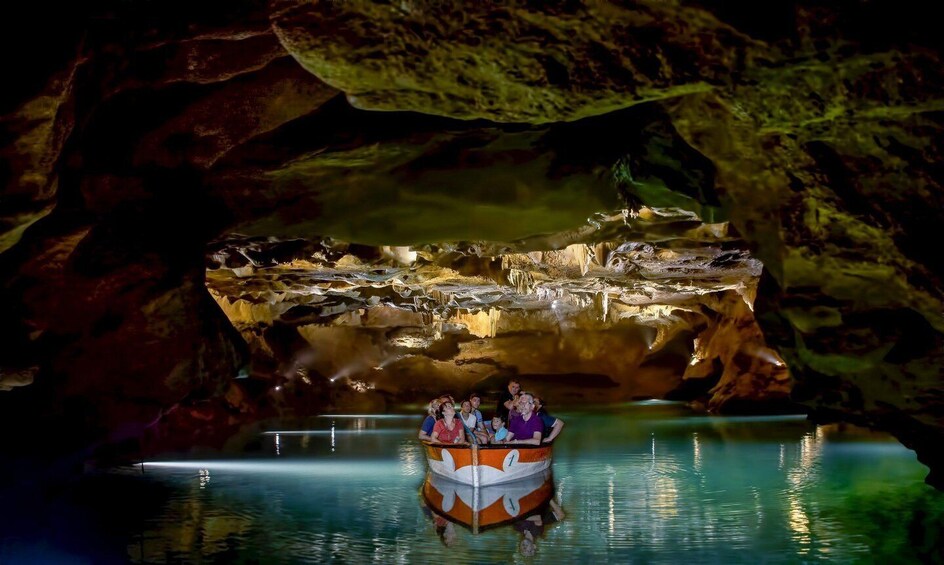 From Valencia: San José Caves Guided Tour with Boat Ride