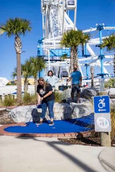 Picture 1 for Activity Panama City Beach: SkyWheel Miniature Golf Pass