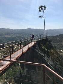 Gerês National Park Waterfalls and wolf village in 4x4