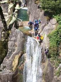 Gerês National Park Waterfalls and wolf village in 4x4