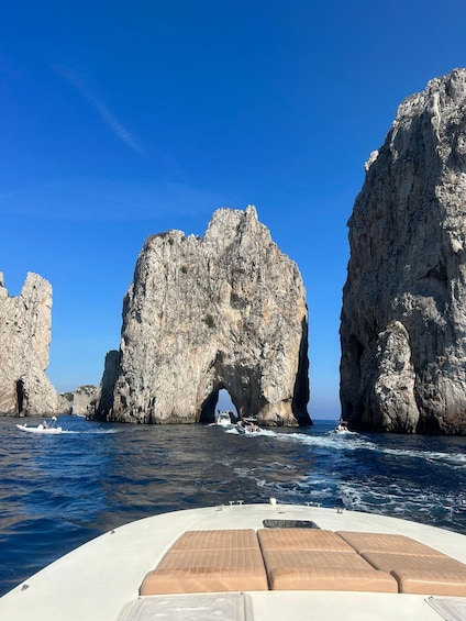 From Sorrento: Capri Half Day Yacht Tour