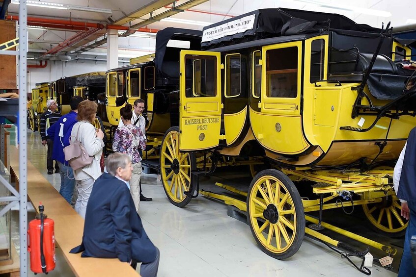 Heusenstamm:tour of the Depot of the museum of communication