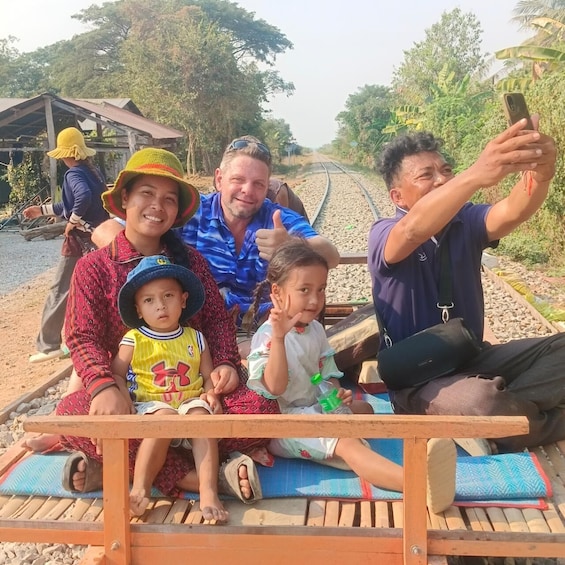 Picture 14 for Activity Battambang,Tuktuk,Boat or kayak BambooTrain ,WatBanan