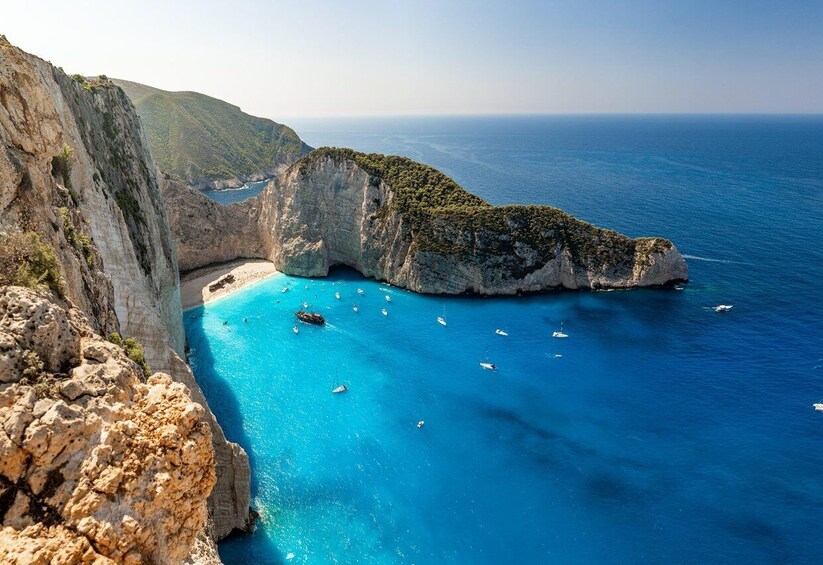 Picture 5 for Activity Zakinthos: Private Boat Rental to Shipwreck and Blue Caves