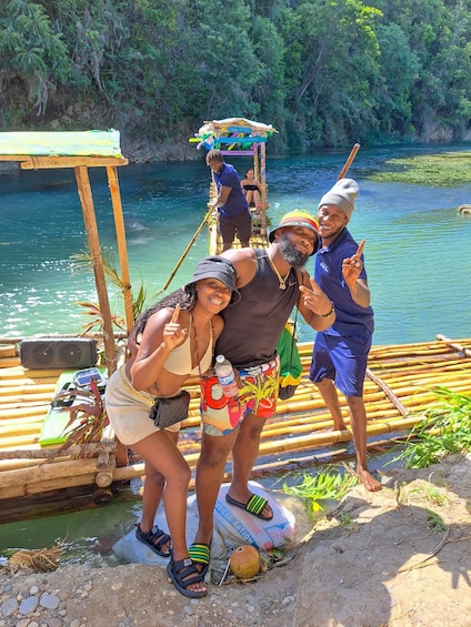 Picture 13 for Activity Montego Bay: Bamboo Rafting with Limestone Massage & Shoping