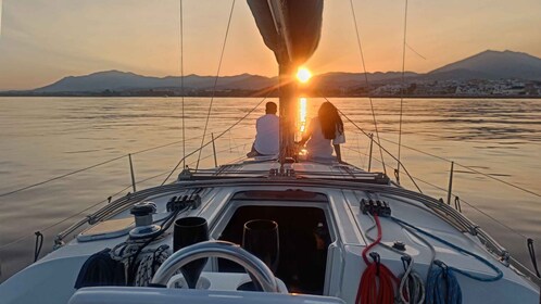 Sunset Sailing in Private Sailboat Puerto Banus Marbella