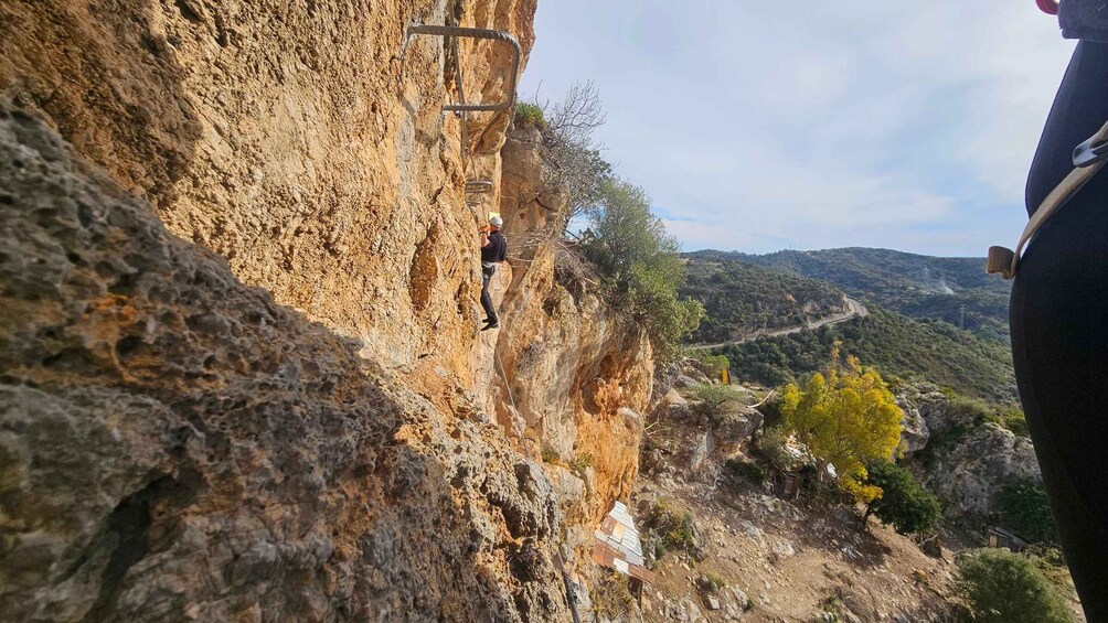 Picture 7 for Activity From Estepona: Vía Ferrata de Casares guided climbing tour