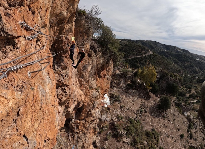 Picture 5 for Activity From Estepona: Vía Ferrata de Casares guided climbing tour