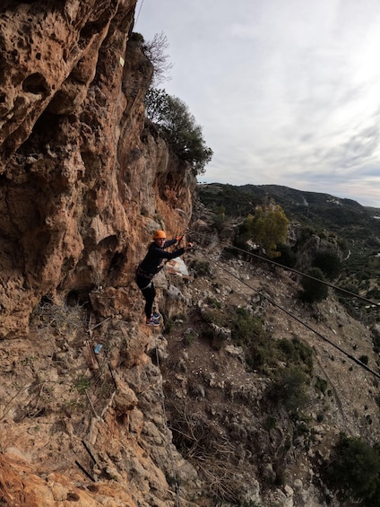 Picture 2 for Activity From Estepona: Vía Ferrata de Casares guided climbing tour