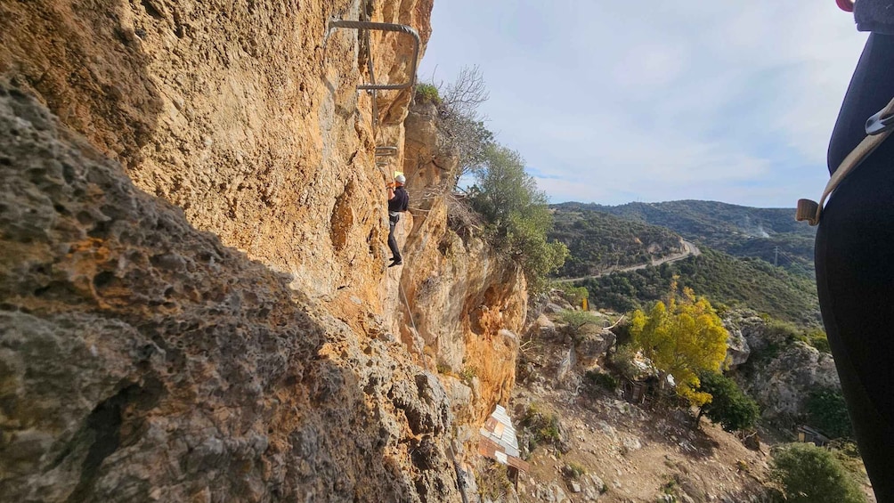 Picture 7 for Activity From Estepona: Vía Ferrata de Casares guided climbing tour