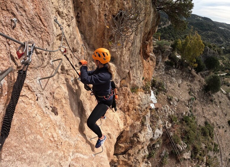 Picture 3 for Activity From Estepona: Vía Ferrata de Casares guided climbing tour