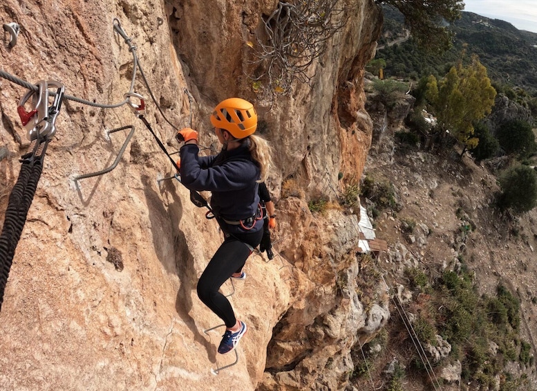 Picture 3 for Activity From Estepona: Vía Ferrata de Casares guided climbing tour