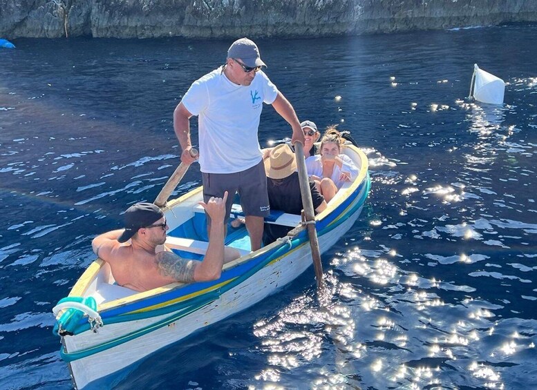 Picture 9 for Activity All Inclusive Blue Grotto Visit and Capri Private Boat Tour