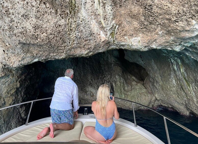 Picture 8 for Activity All Inclusive Blue Grotto Visit and Capri Private Boat Tour