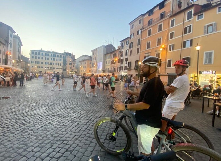 Picture 1 for Activity Rome: Guided eBike Evening Tour with italian Aperitif