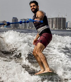 Dubai Creek: Book Your Next Wake Surfing Experience!