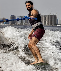 Dubai Creek: Book Your Next Wake Surfing Experience!