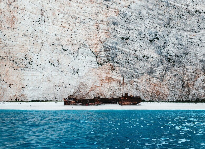 Picture 1 for Activity Porto Vromi: Navagio Shipwreck Cruise with Sunset Viewing