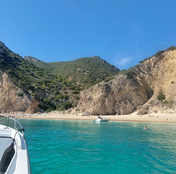 Picture 12 for Activity Sesimbra: Ribeiro do Cavalo Beach Roundtrip Boat Transfer