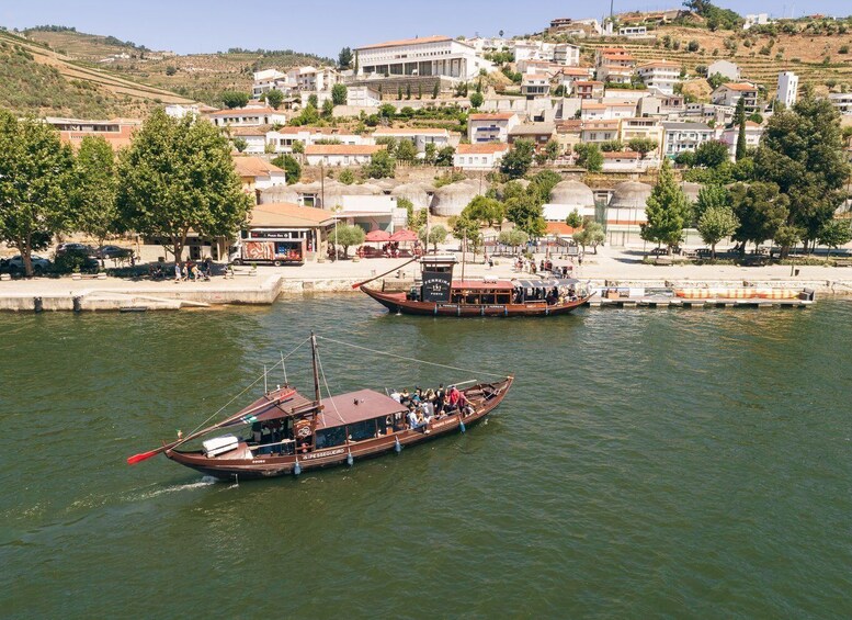 Picture 12 for Activity From Pinhão: Douro Valley Rabelo Boat Tour with Audio Guide