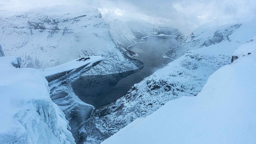 Picture 5 for Activity From Skjeggedal: Guided Winter Hike to Trolltunga