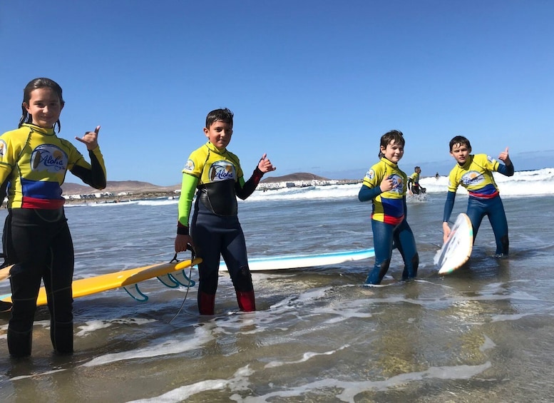 Lanzarote: Famara Beach Surfing Lessons