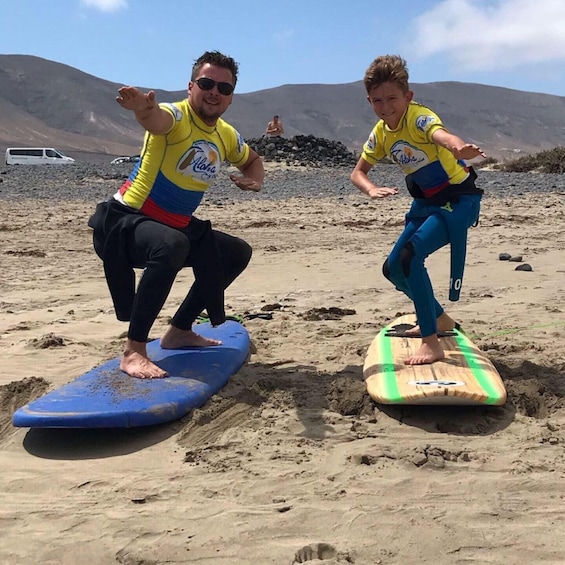 Picture 4 for Activity Lanzarote: Famara Beach Surfing Lessons