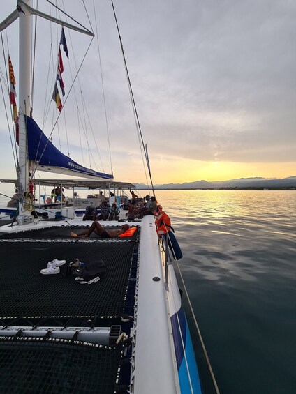 Picture 2 for Activity Cambrils: Costa Dorada Sunset Catamaran Cruise with Drinks