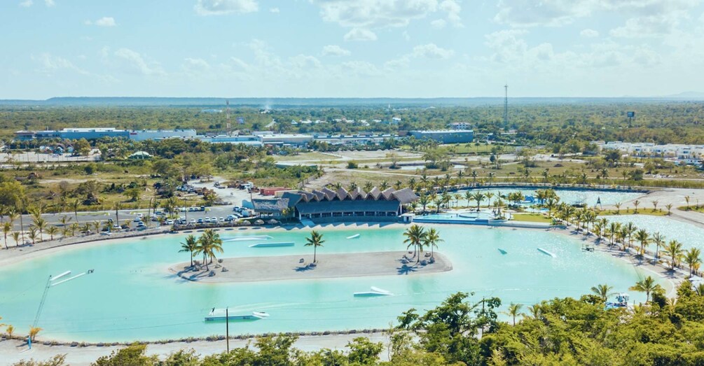 Picture 5 for Activity Punta Cana: Caribbean Lake Park Flyboard Experience