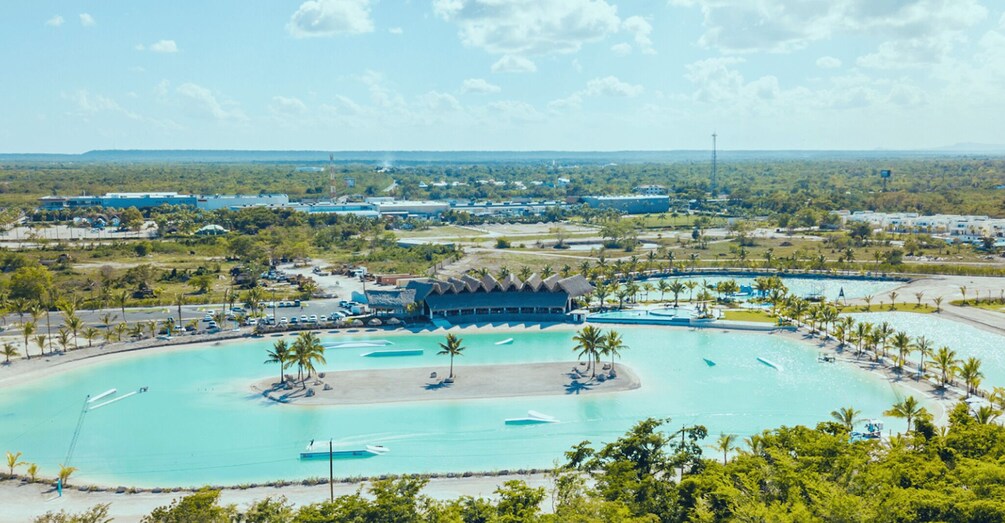 Picture 5 for Activity Punta Cana: Caribbean Lake Park Flyboard Experience