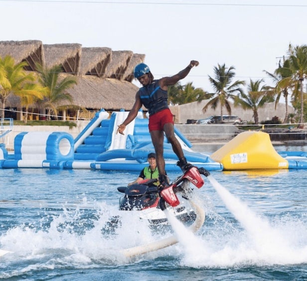 Picture 2 for Activity Punta Cana: Caribbean Lake Park Flyboard Experience