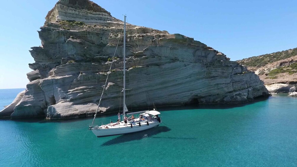 Picture 3 for Activity Adamantas: Full-Day Milos & Poliegos Boat Tour with Meals