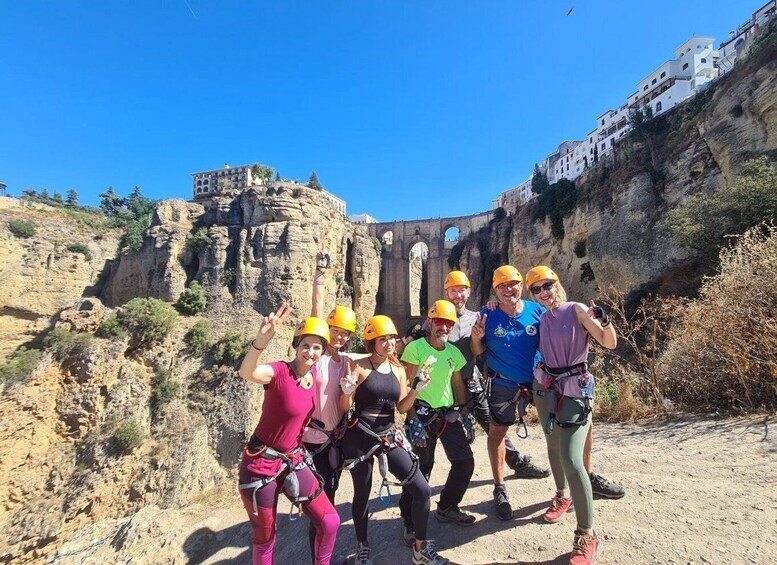 Vía Ferrata Tajo de Ronda with transfer from Costa del Sol