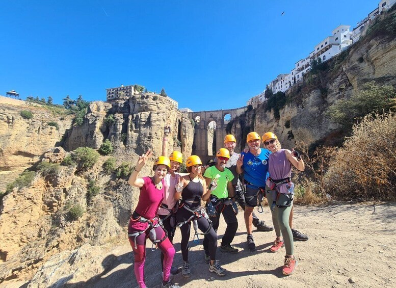 Vía Ferrata Tajo de Ronda with transfer from Costa del Sol