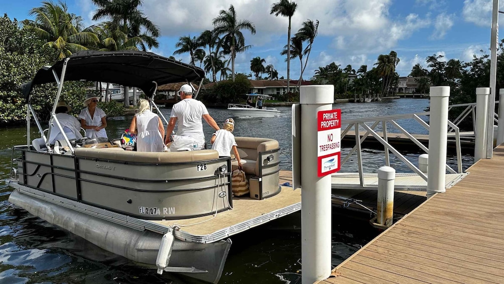 Picture 19 for Activity Pontoon boat ride on the ocean and canals in Broward County