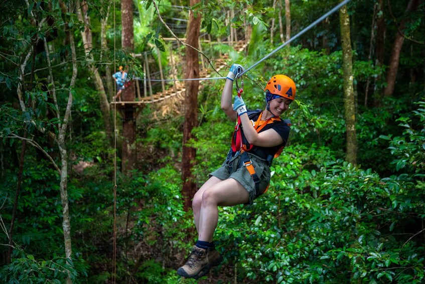 Picture 1 for Activity Cairns: Daintree Rainforest Canopy Ziplining Tour