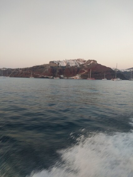 Picture 6 for Activity From Fira and Oia: Santorini Caldera Cruise by Private RIB