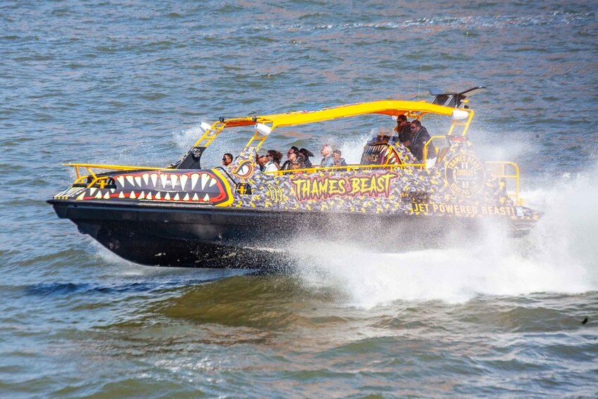 Picture 2 for Activity London: 40-Minute TOWER BEAST RIDE - Thames Speedboat Tour