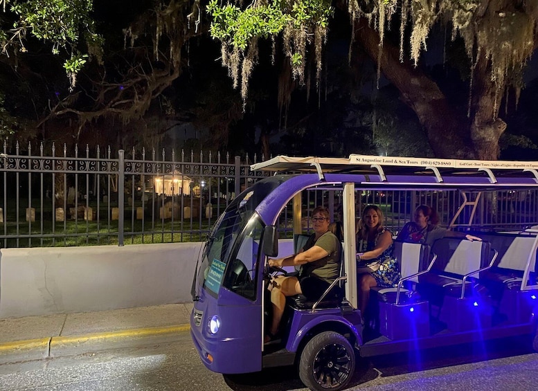 St. Augustine: Hauntings and Ghosts Guided Tour by Golf Cart