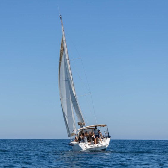 Picture 1 for Activity From Trapani: Private Sail Boat Trip to Favignana & Levanzo