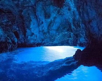 De Dubrovnik : Îles Elaphiti et Blue Cave Speedboat Tour