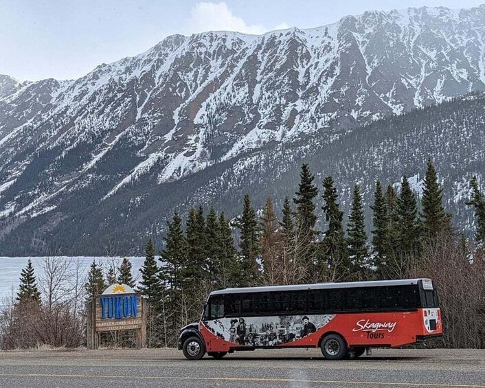 Skagway: Klondike Highway & Yukon Bus Tour with Husky Kennel