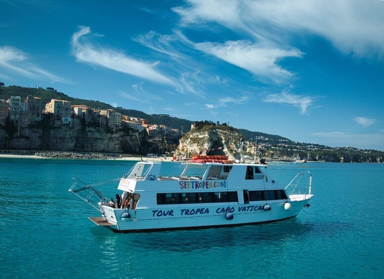 Picture 8 for Activity From Tropea: Capo Vaticano boat tour with snorkel & aperitif