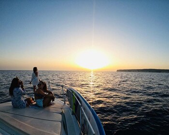 3-hour boat trip at sunset with the sighting Delfini