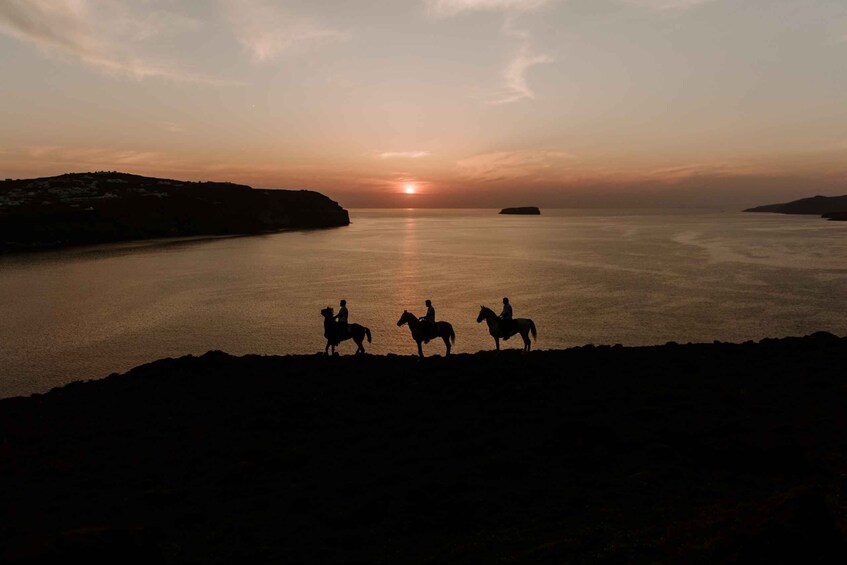 Picture 21 for Activity Santorini:Horse Riding Experience at Sunset on the Caldera