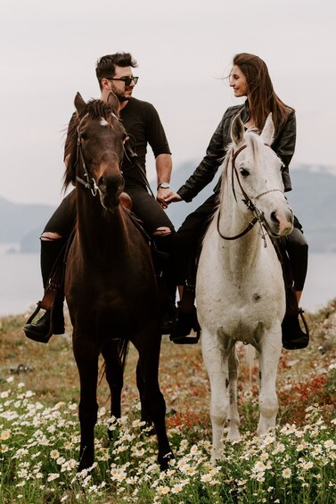 Picture 8 for Activity Santorini:Horse Riding Experience at Sunset on the Caldera