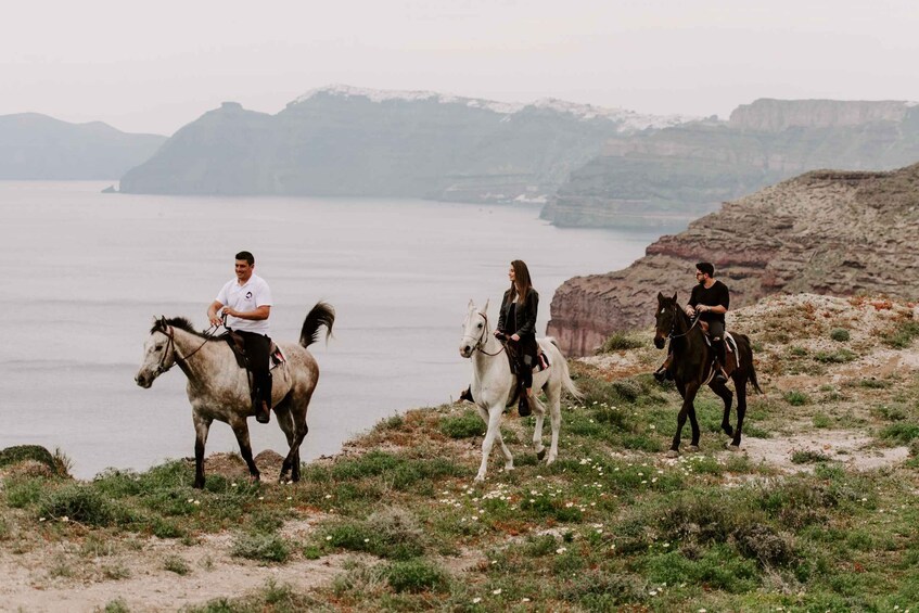 Picture 7 for Activity Santorini:Horse Riding Experience at Sunset on the Caldera