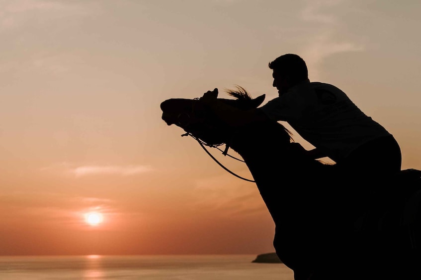Picture 20 for Activity Santorini:Horse Riding Experience at Sunset on the Caldera